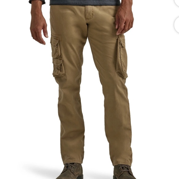 Wrangler Men's Stretch Taper Leg Regular Fit Cargo Pant - Picture 1 of 6